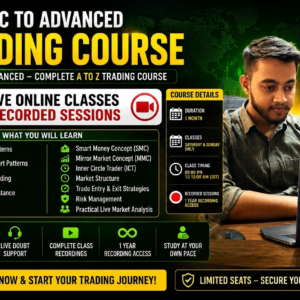 Basic To Advanced Trading Course [Live Online Classes + Recorded]